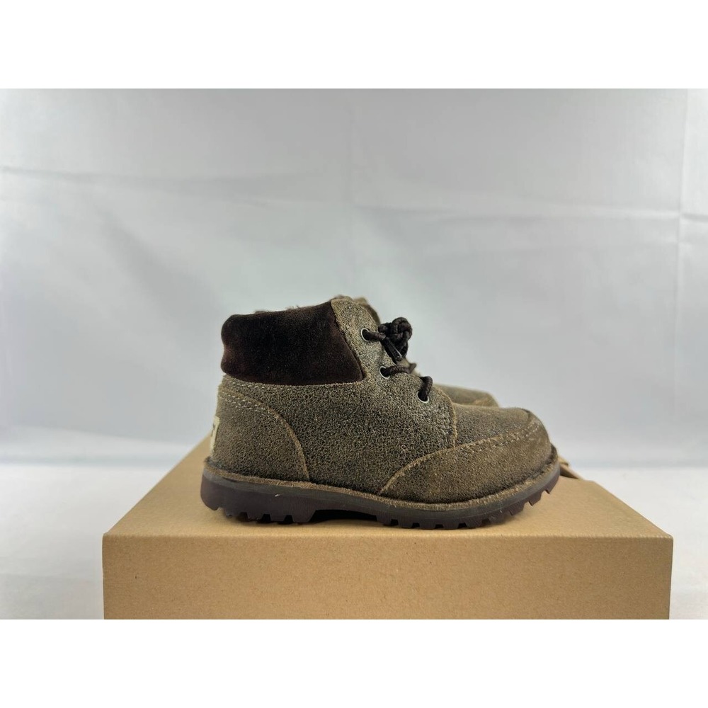 UGG Orin Wool Toddler Brown Boots Brown Size 7K - Picture 2 of 11